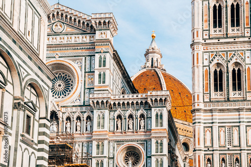 Photos famous duomo cathedral of florence, italy