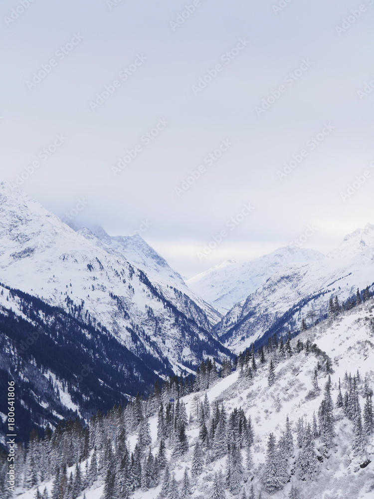 Austrian Alps Snow winter