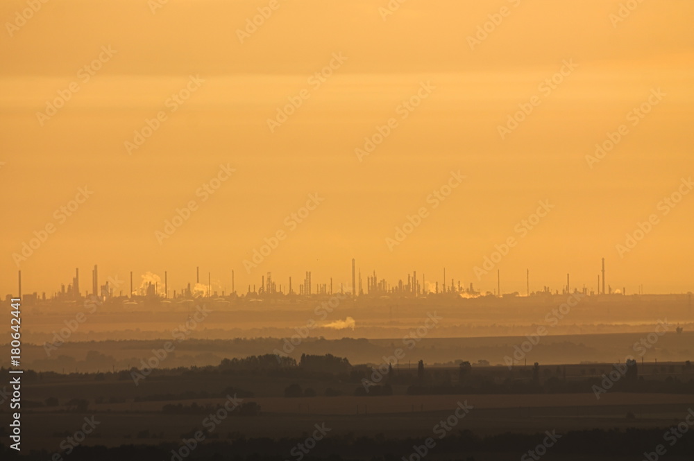 Fototapeta premium Orang Industrial