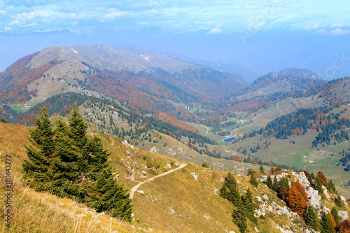 Autumn landscape, Italian Alps