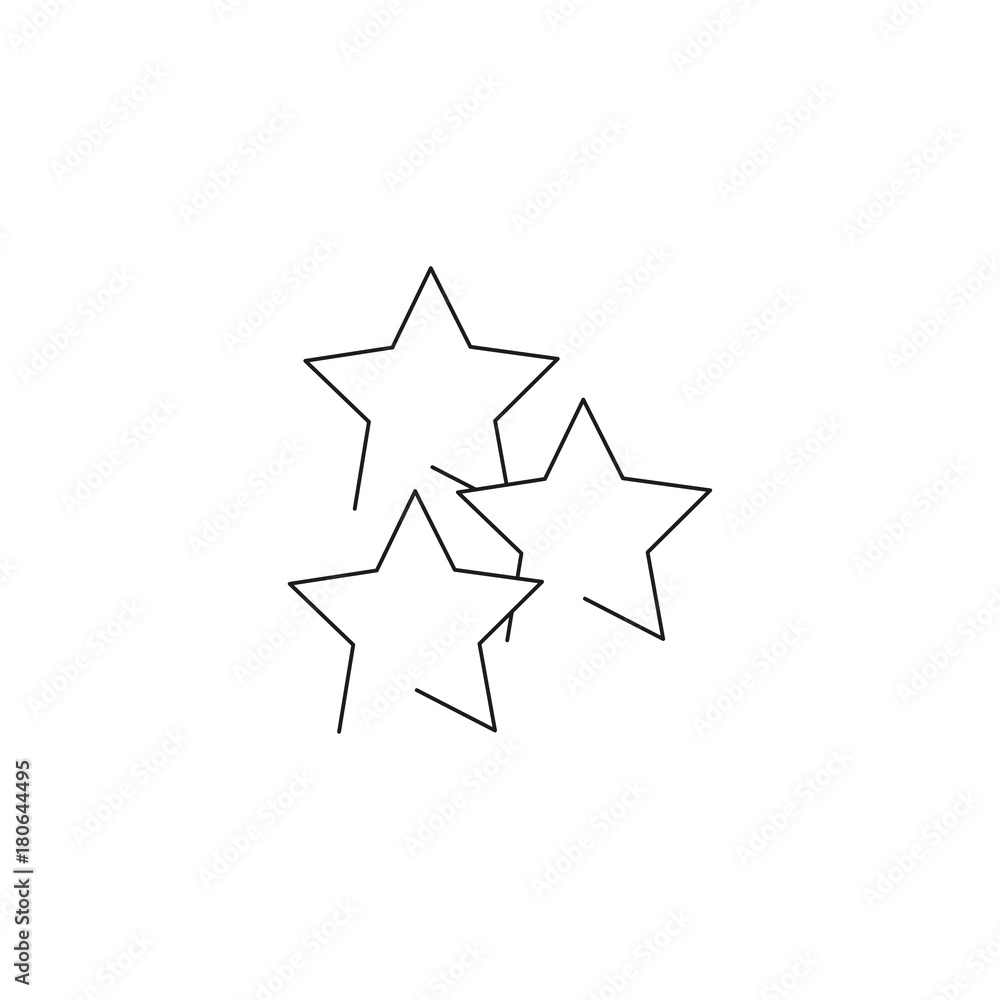 stars line icon