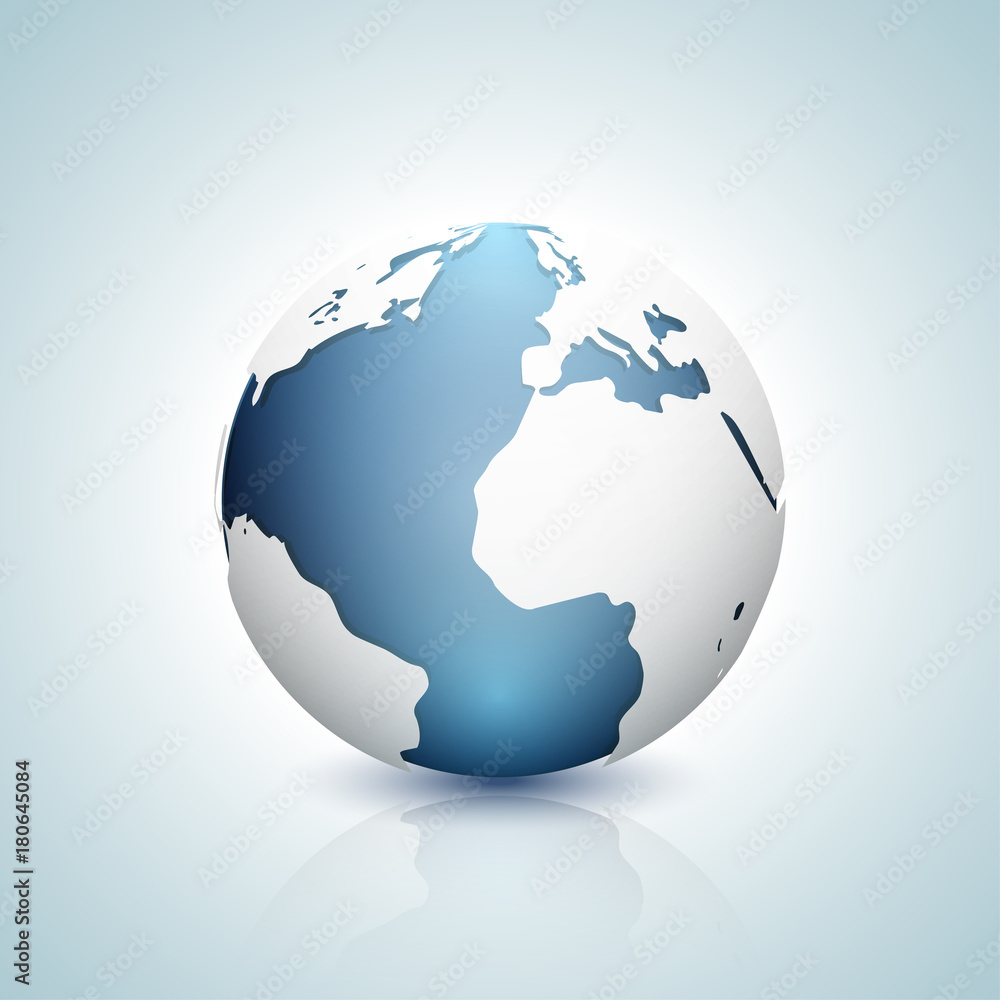 Globe Icon illustration Globe Icon illustration