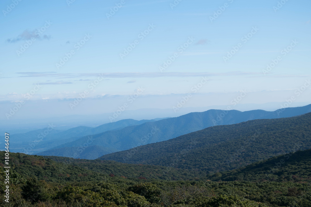 Fototapeta premium Appalachian Mountains from Stony Man Peak