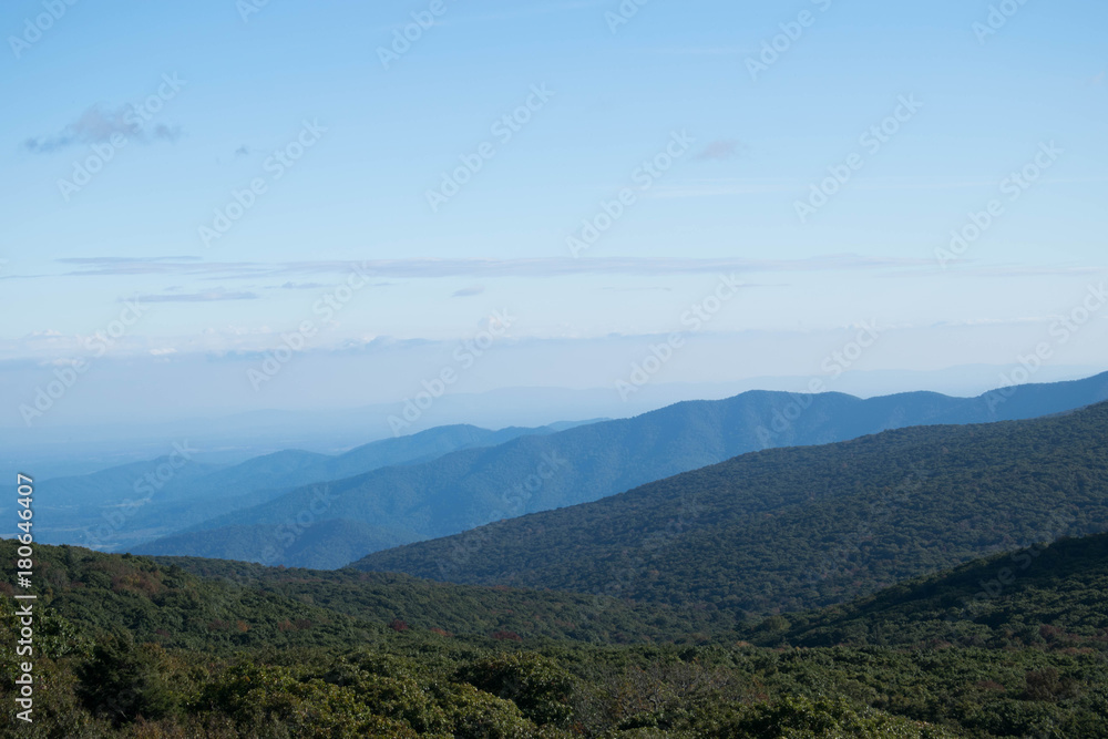 Appalachian Mountains from Stony  Man Peak