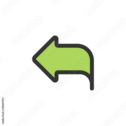 Email 01 Filled - Reply Icon