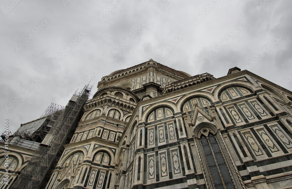 unfinished part Brunelleschi dome unfinished part Brunelleschi dome