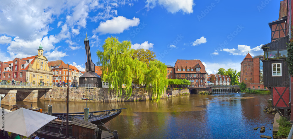 Fototapeta premium Lüneburg, alter Kran