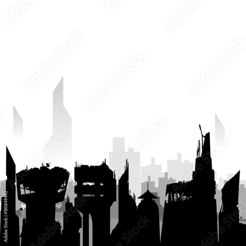 black city silhouette