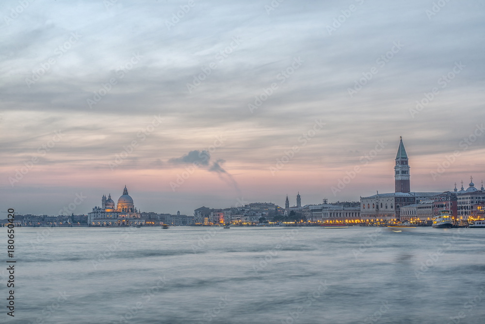 Fototapeta premium Sunset over Venice