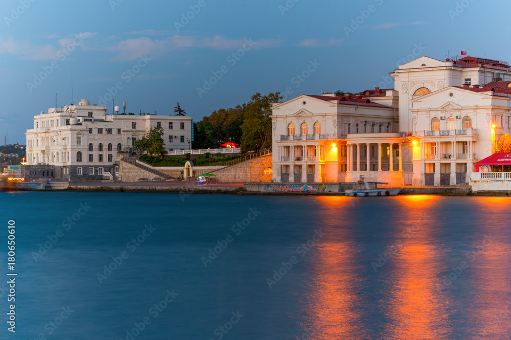 Embankment of Sevastopol. Crimea.