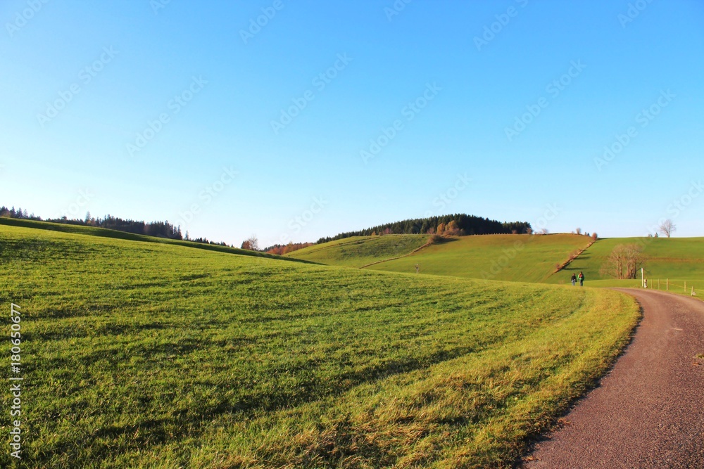 Wandern im herbstlichen Voralpenland, Allgäu