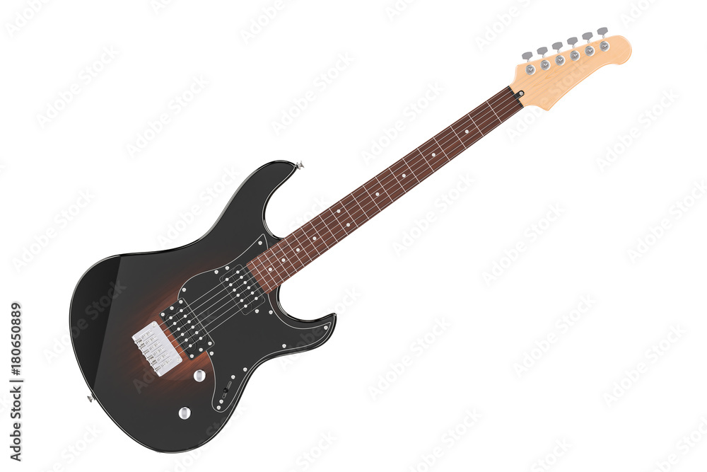 Electric Guitar, 3D rendering Electric Guitar, 3D rendering