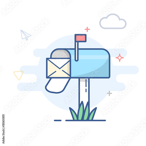 Vector mailbox icon