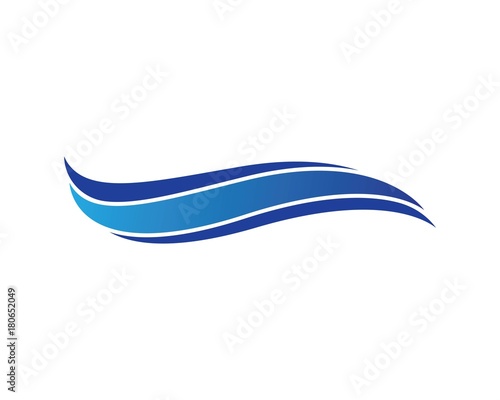 Water wave Logo Template