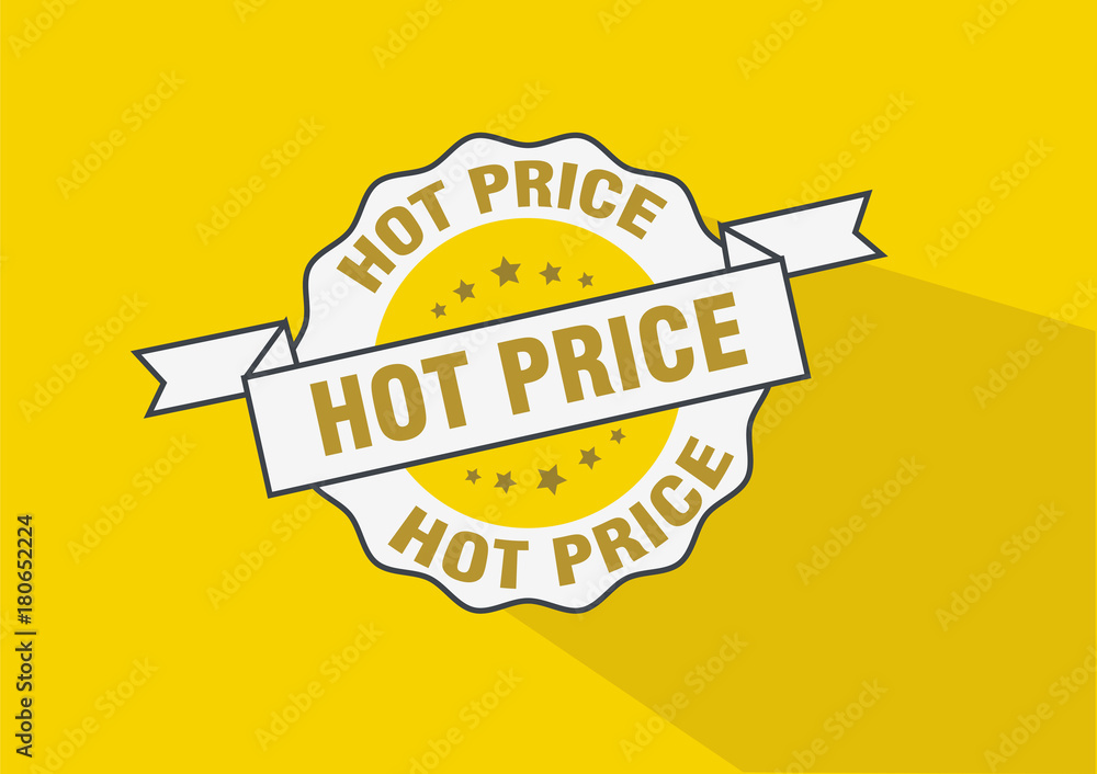 Hot price rubber stamp icon