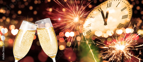 Canvas Print Champagner zum Fest