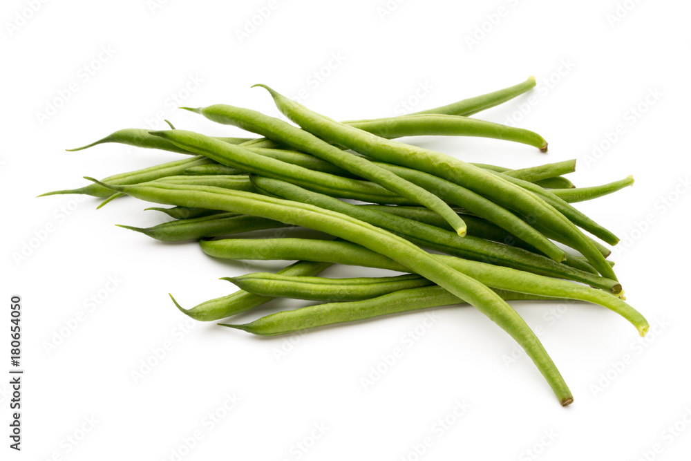 Green beans isolated on a white background. Green beans isolated on a white background.