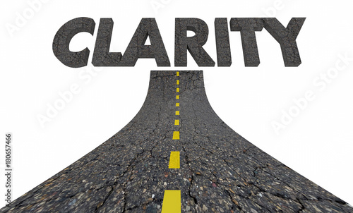 Road to Clarity Clear Communication Understanding 3d Illustration