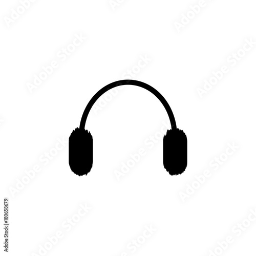 Winter earmuffs icon. Winter element. Premium quality graphic design. Signs, outline symbols collection, simple thin line icon for websites, web design, mobile app, info graphics