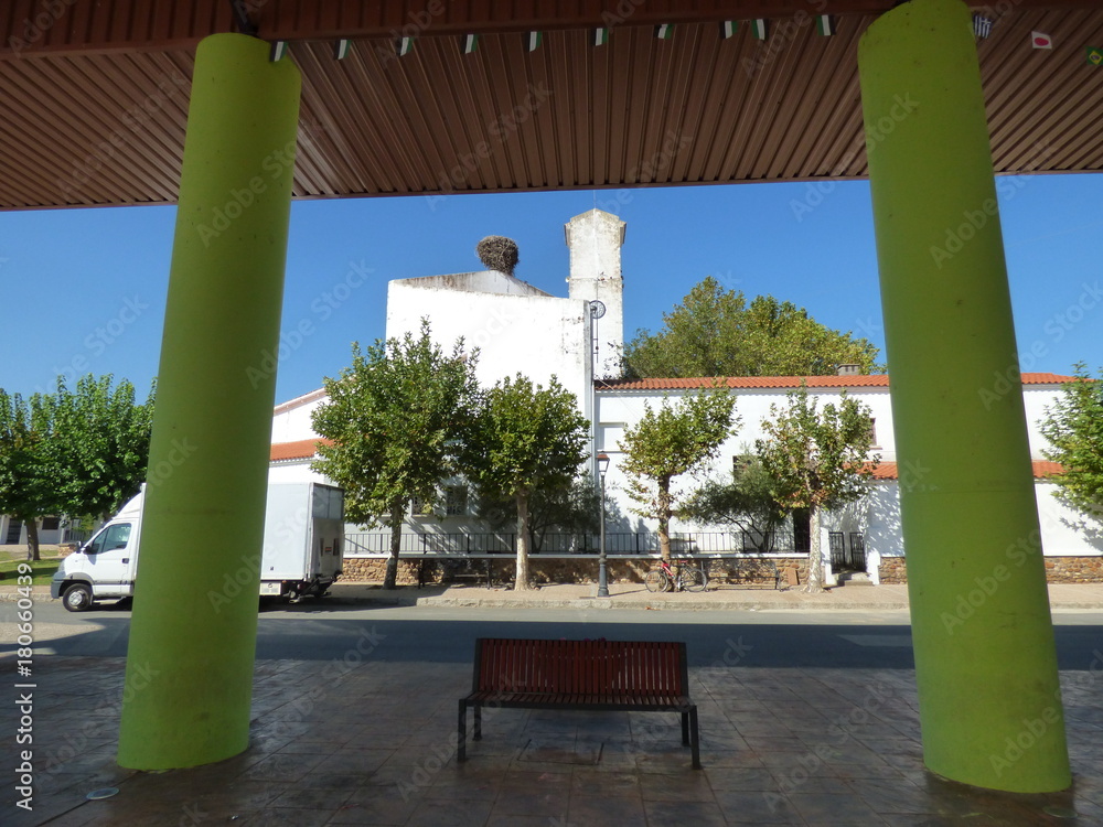 Alagón del Río es un municipio creado como poblado de colonización en