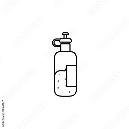 Shaker cup line icon. Blender bottle