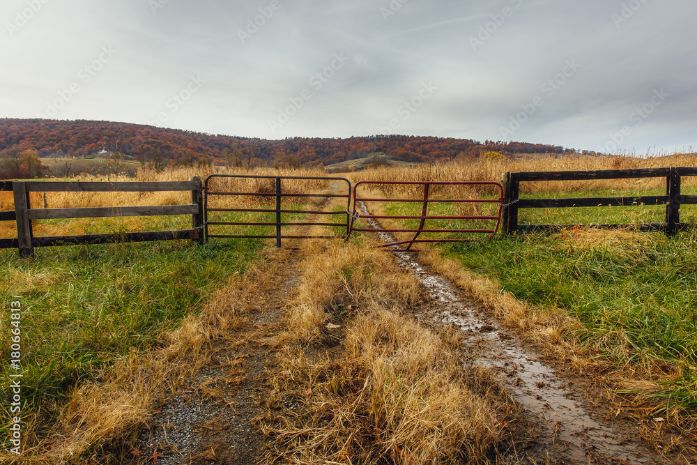 Gate blocks the road less traveled