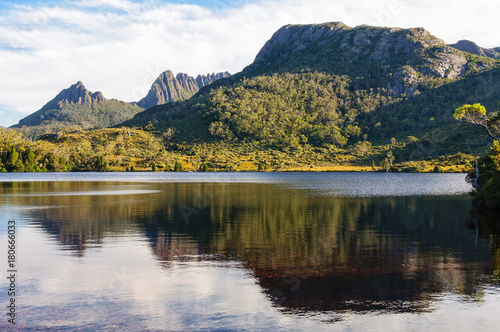 Tranquil Lake Lilla in the Cradle Mountain-Lake St Clair National Park - Tasmania, Australia