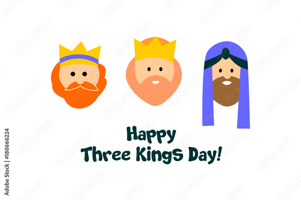 happy three kings day card