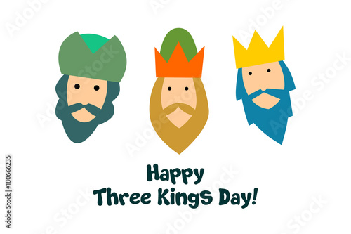 happy three kings day card