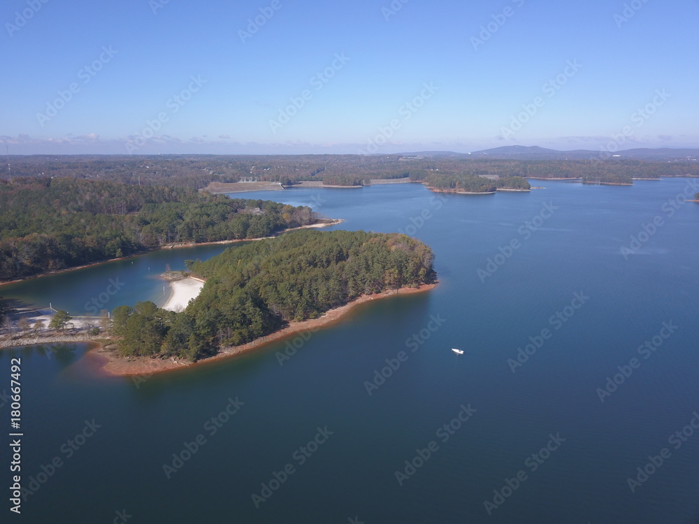 Lake Lanier Aerial view