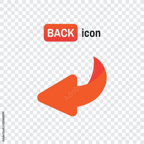 bounce back. Flip over or turn vector icon