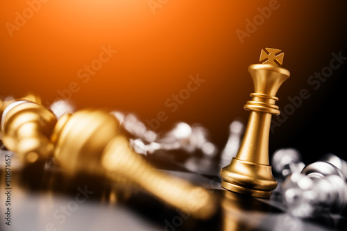 chess board game concept of business ideas and competition and stratagy plan success meaning