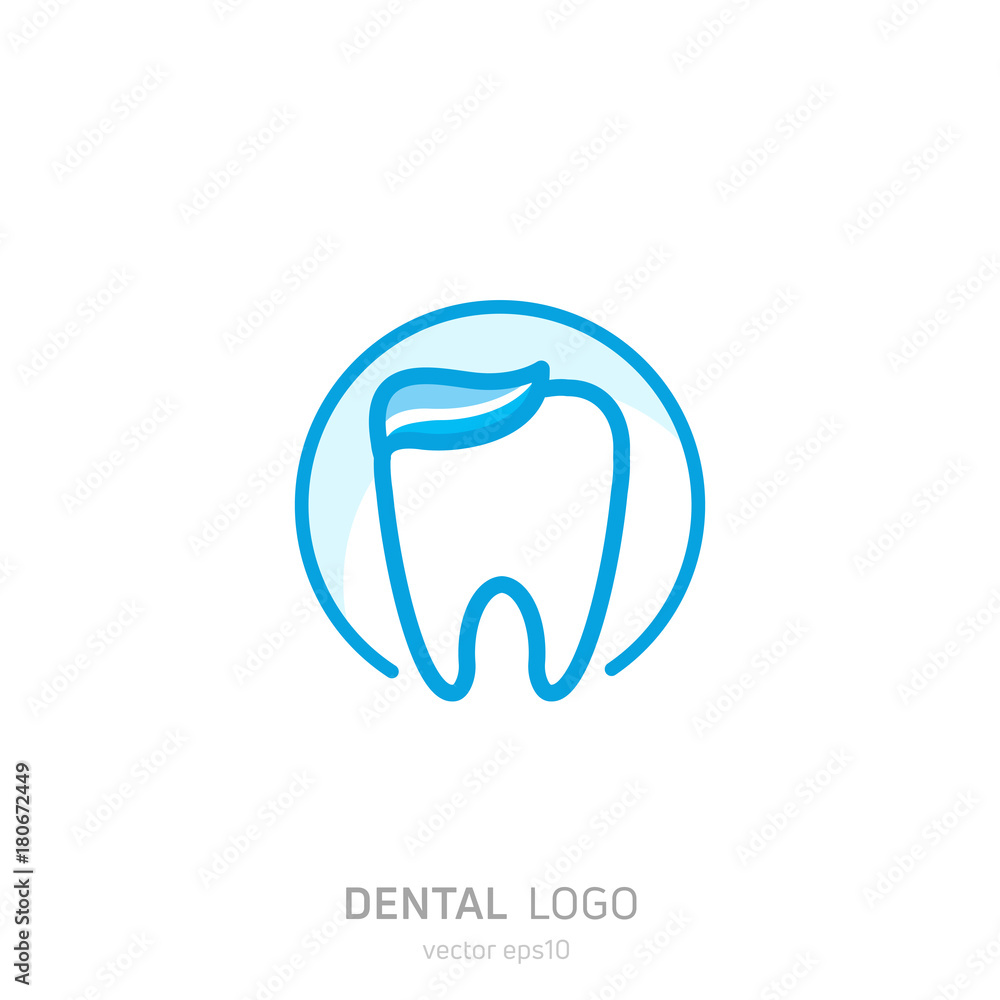 Dental Clinic logo. Heals teeth icon. Dentist office Dental Clinic logo. Heals teeth icon. Dentist office