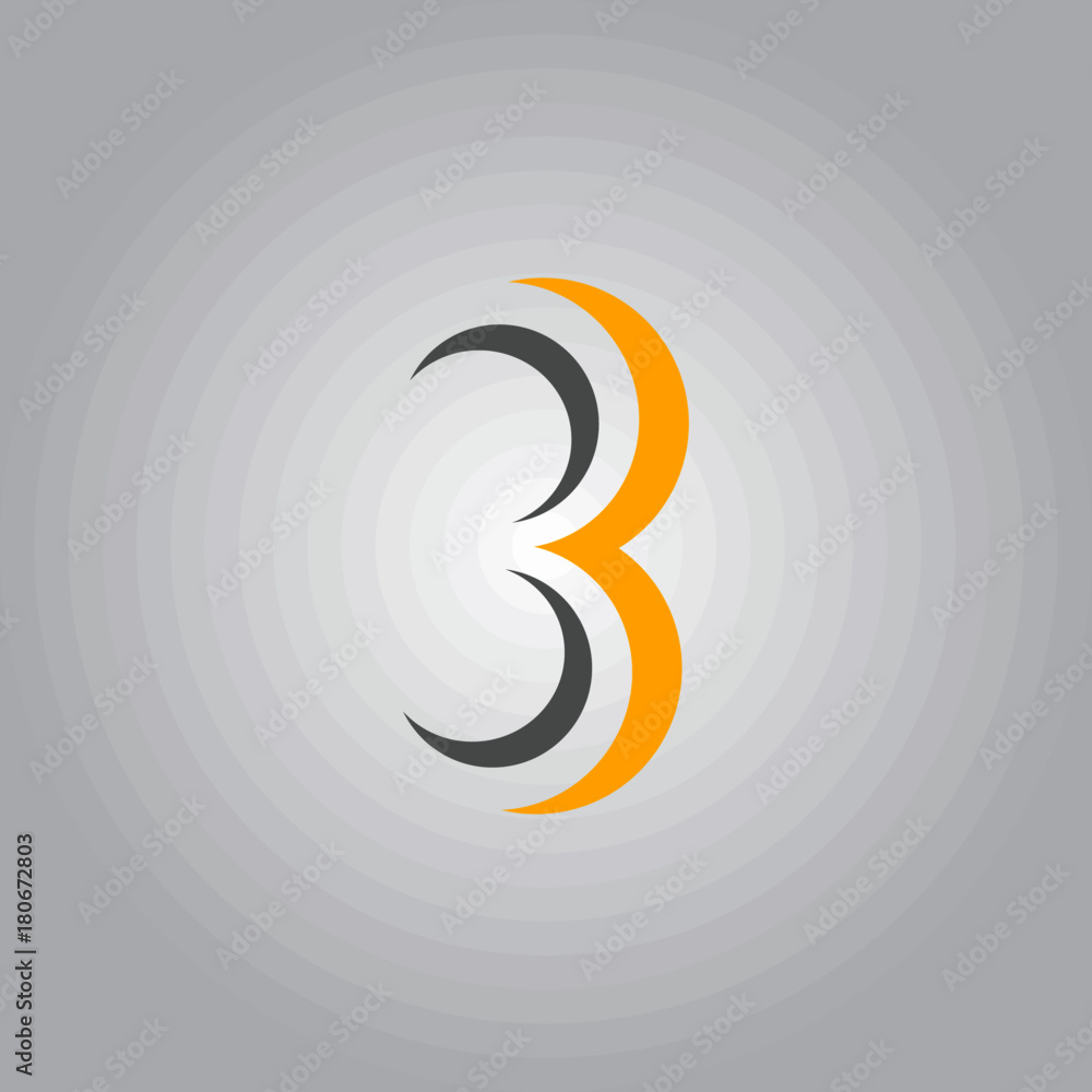 Letter B logo, icon vector element. Letter B logo, icon vector element.