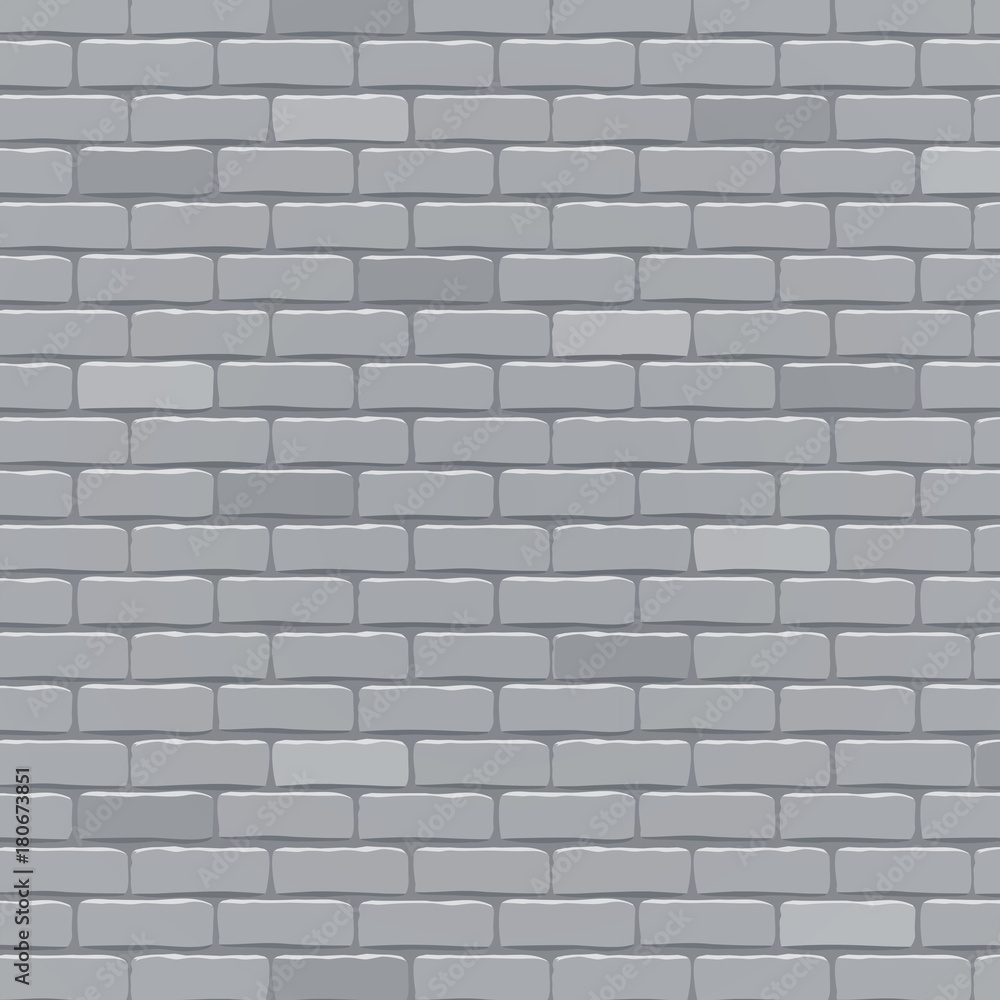 Naklejka premium Brick wall background, vector pattern. Illustration, texture of brick wall