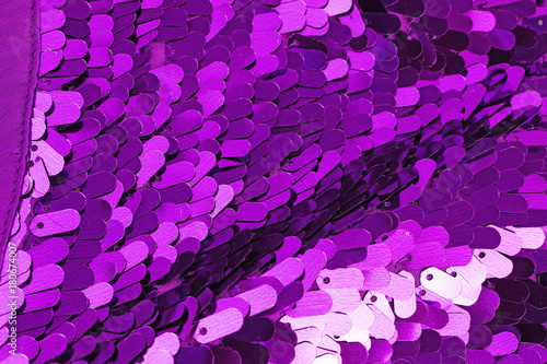 Pink purple sequin