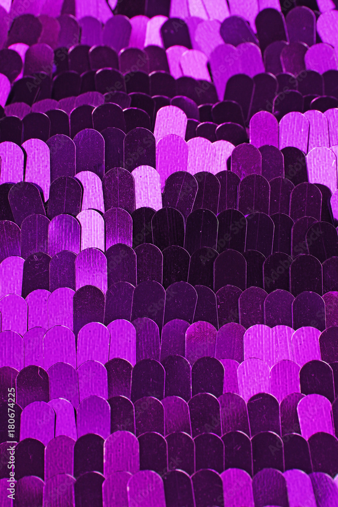 Obraz premium Purple sequin texture.