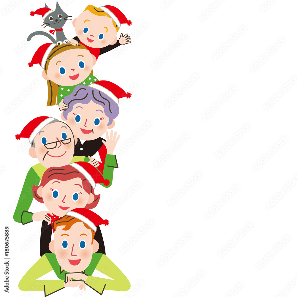 仲良し三世代家族でクリスマス 仲良し三世代家族でクリスマス