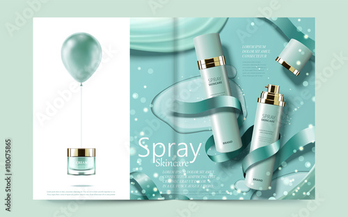Cosmetic magazine template