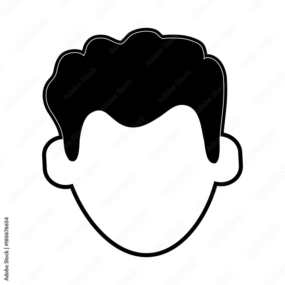 Man faceless cartoon icon vector illustration graphic design Man faceless cartoon icon vector illustration graphic design
