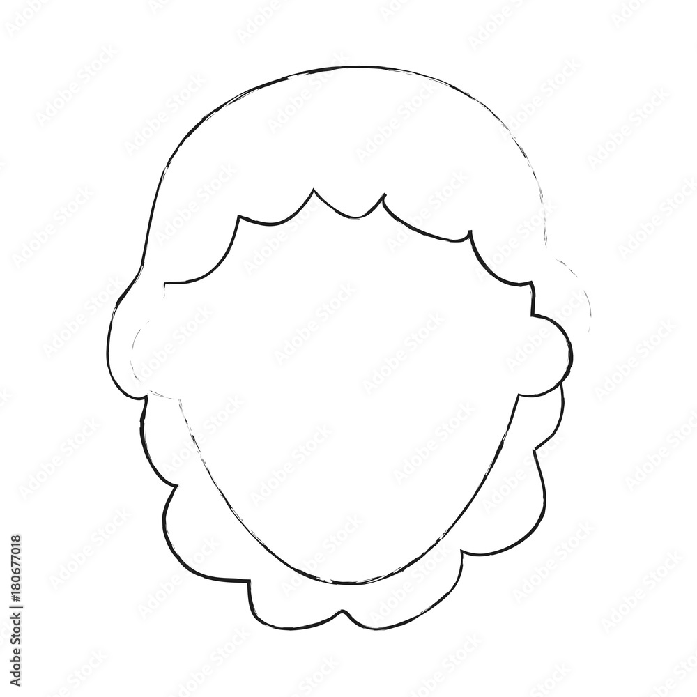 Woman faceless cartoon icon vector illustration graphic design Woman faceless cartoon icon vector illustration graphic design