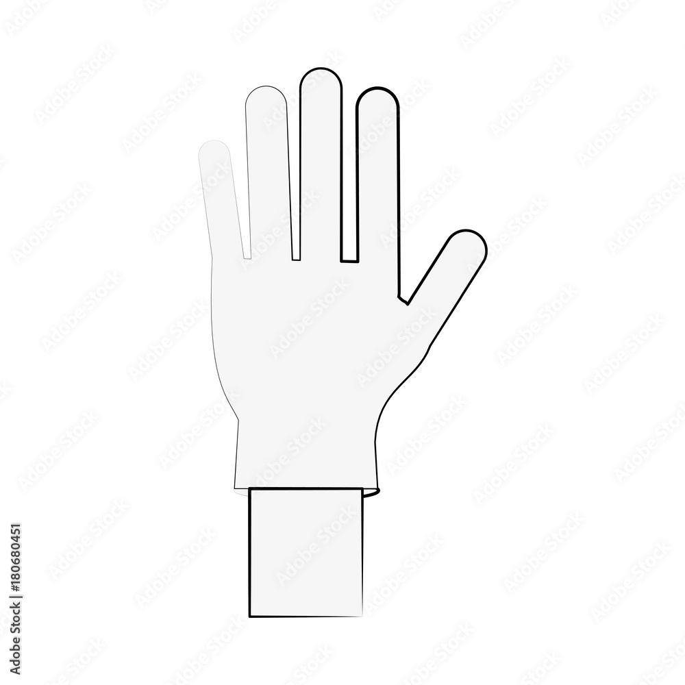 Medical latex glove icon vector illustration graphic design Medical latex glove icon vector illustration graphic design