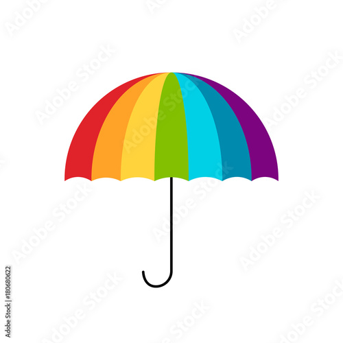 Colorful umbrella for your design