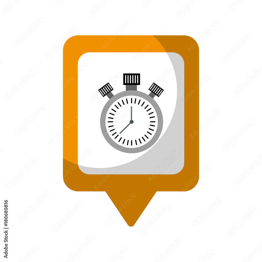 chronometer social media square pointer web vector illustration chronometer social media square pointer web vector illustration