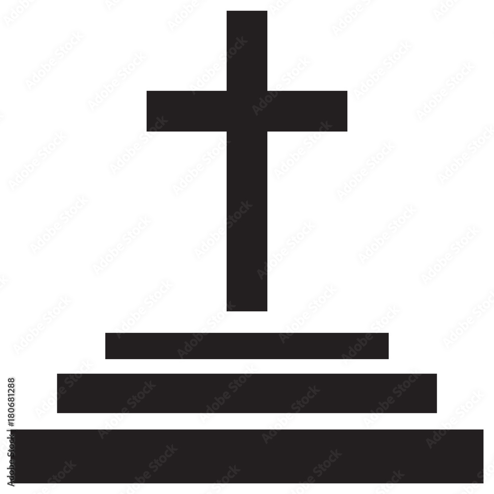 Cross icon isolated Cross icon isolated