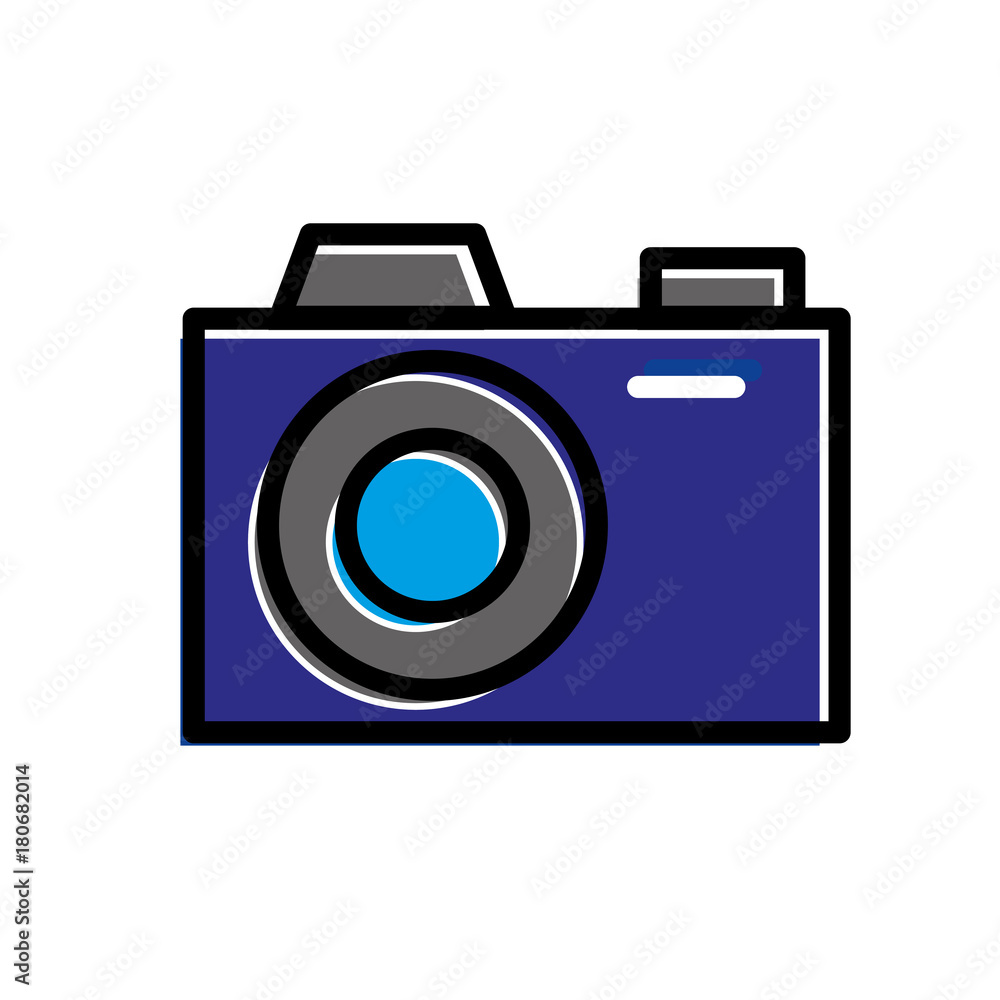 photograph camera lens flash device studio vector illustration photograph camera lens flash device studio vector illustration