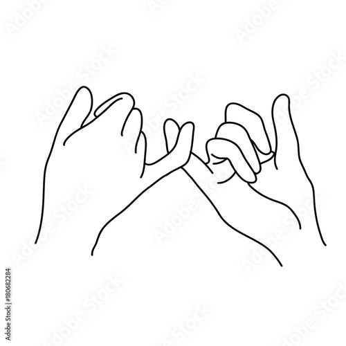 Promise  outline vector