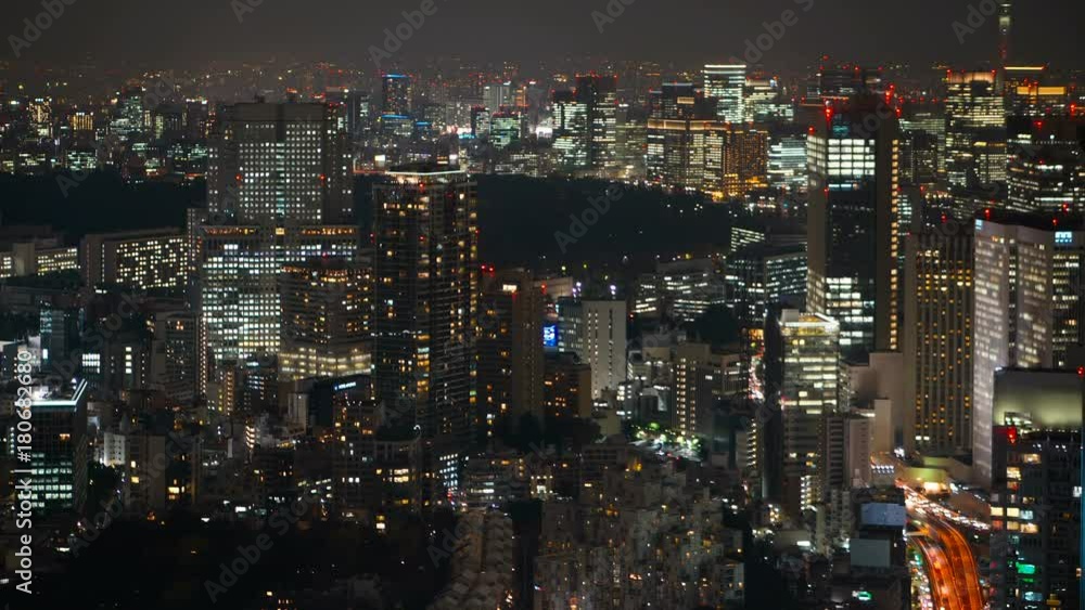 東京夜景 タイムラプス 皇居周辺 4k 東京夜景 タイムラプス 皇居周辺 4k