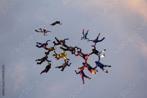 Group skydiving