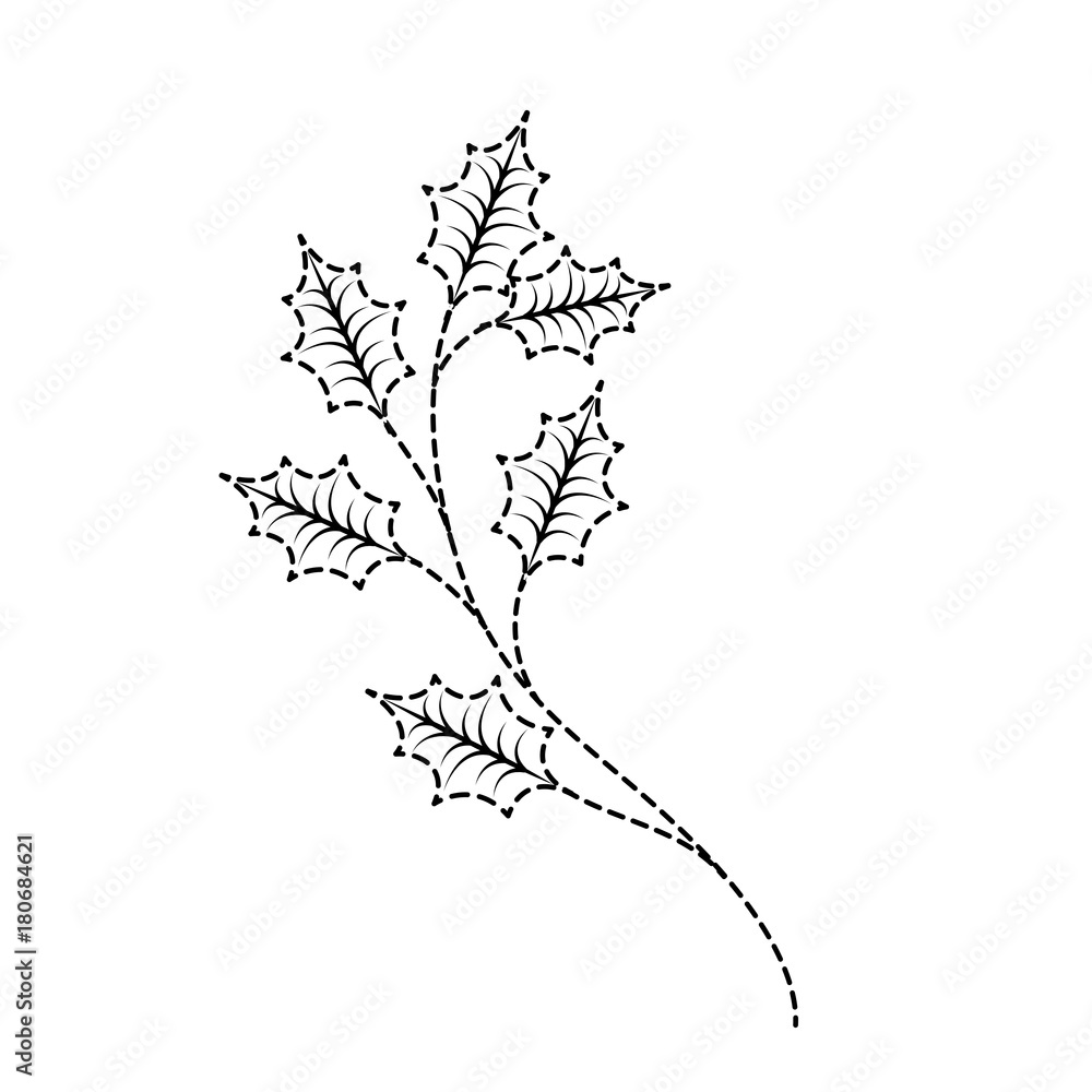 christmas tree branche spruce fir nature decoration vector illustration christmas tree branche spruce fir nature decoration vector illustration